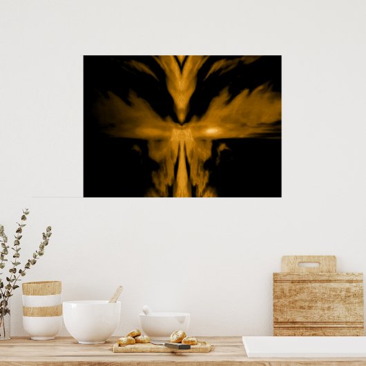 Poster Phoenix Awakening Gold (Cuisine)
