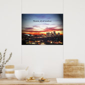 Poster Phoenix, AZ at Sundown (Cuisine)