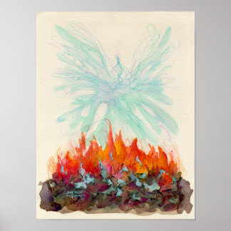 Poster PHOENIX BIRD par SHARON SHARPE