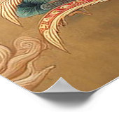 Poster Phoenix Chinois Majestueux - Art Mythique Traditio (Coin)