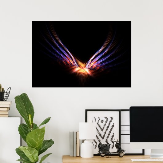 Poster Phoenix Fire Bird (Bureau à domicile)
