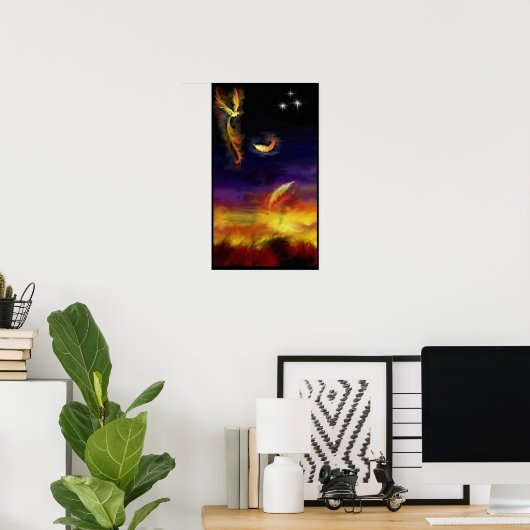 Poster Phoenix négligé (Bureau à domicile)