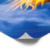 Poster Phoenix Oiseau S'ÉLÈVE AU-DESSUS DE VOS PROBLÈMES (Coin)