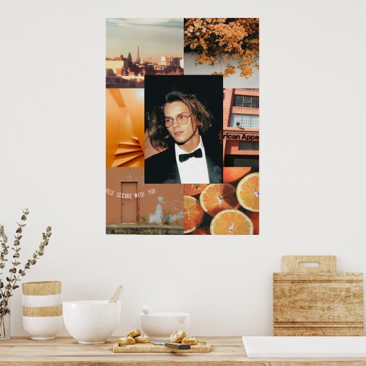 Poster Phoenix Orange Aesthétique (Cuisine)