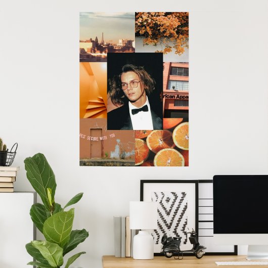 Poster Phoenix Orange Aesthétique (Bureau à domicile)