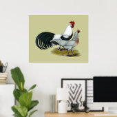 Poster Phoenix : Paire de caniche en argent (Bureau à domicile)