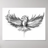 Poster Phoenix Rising - 8 x 6 (Devant)