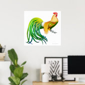Poster Phoenix Rooster (Bureau à domicile)