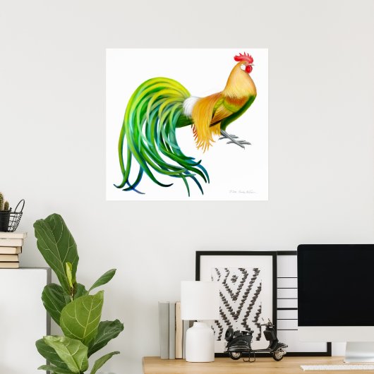 Poster Phoenix Rooster (Bureau à domicile)