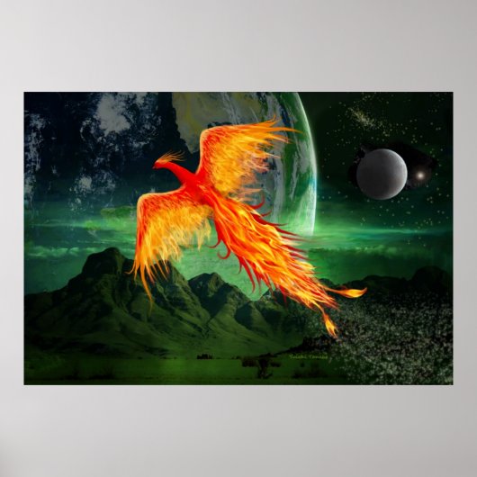 Poster Phoenix volante haute (Devant)