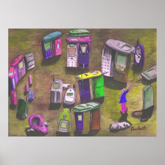 Poster "PhoneHenge" (Devant)