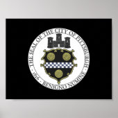 Poster Phoque de Pittsburgh (Devant)