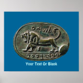 Poster Phoque Megiddo (Devant)