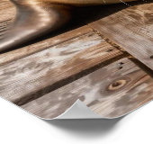 Poster Phoque Mignon Couché sur le Ponton de la Jetée Océ (Coin)