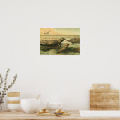Poster Phoques léopards, Animaux aquatiques Vintages Vie  (Cuisine)