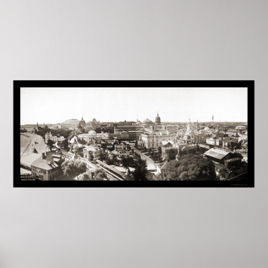 Poster Photo 1893 de la Foire des Mondes de Chicago (Devant)