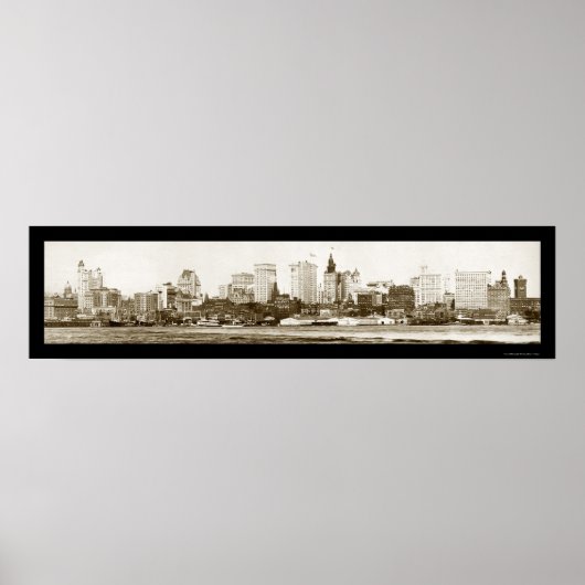 Poster Photo 1900 de New York (Devant)