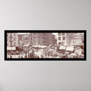 Poster Photo 1902 des rues de New York