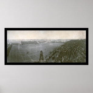 Poster Photo 1904 du football du Michigan Chicago