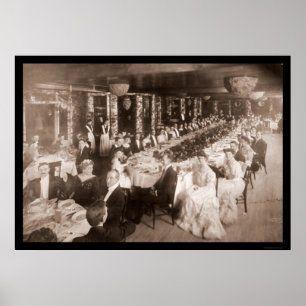 Poster Photo 1905 de Chicago de boule d'Onwentsia