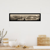 Poster Photo 1905 du monument de Washington DC (Cuisine)
