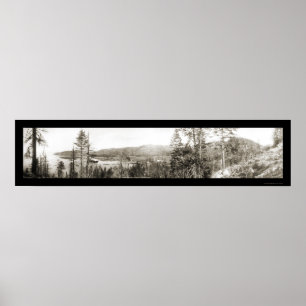 Poster Photo 1906 de Glenbrook le lac Tahoe