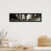 Poster Photo 1906 du lac Leaf (Cuisine)