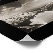 Poster Photo 1906 du lac Tahoe CA (Coin)