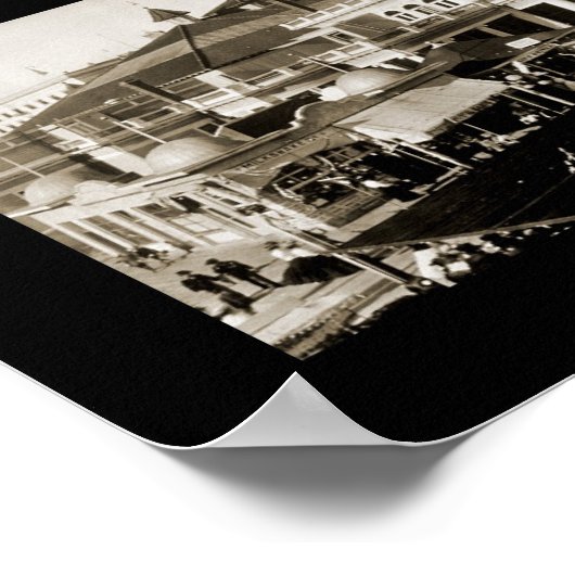 Poster Photo 1907 de Long Beach Pier CA (Coin)