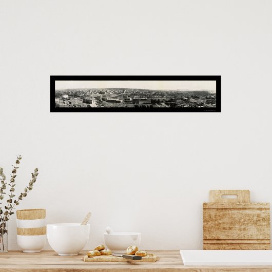 Poster Photo 1908 de Spokane Washington (Cuisine)