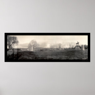 Poster Photo 1909 de cimetière de Gettysburg