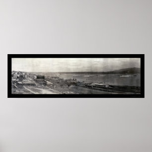 Poster Photo 1909 de défilé du fleuve Hudson