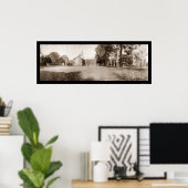 Poster Photo 1909 de l'université de Princeton (Bureau à domicile)