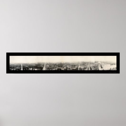 Poster Photo 1909 de Washington DC (Devant)