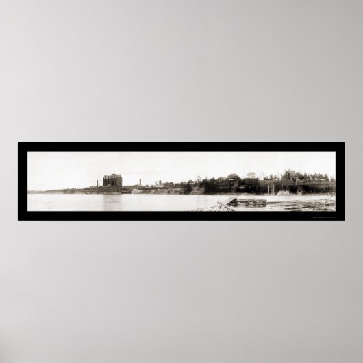 Poster Photo 1909 de Waterville Maine (Devant)