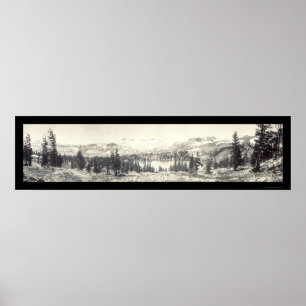 Poster Photo 1910 de Gilmore le lac Tahoe