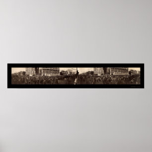 Poster Photo 1910 de la Nouvelle-Orléans de mardi gras