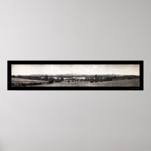 Poster Photo 1910 de lac Kezar, Maine
