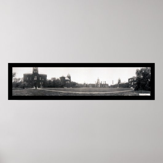 Poster Photo 1910 de l'Université du Missouri (Devant)