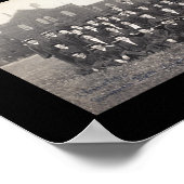 Poster Photo 1910 de l'Université du Missouri (Coin)