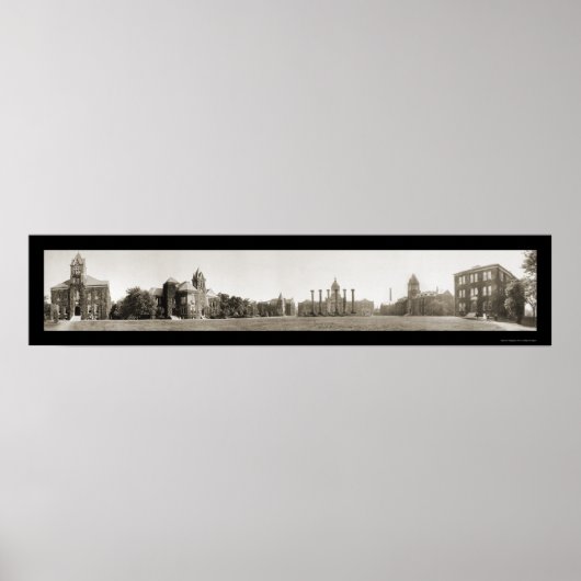 Poster Photo 1910 de l'Université du Missouri (Devant)