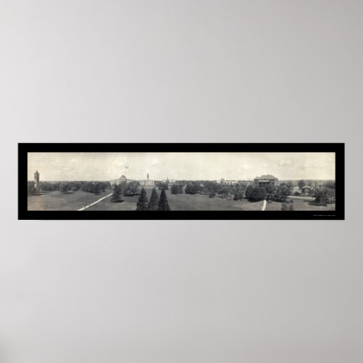 Poster Photo 1911 du campus de l'État de l'Iowa Ames (Devant)