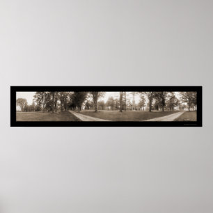 Poster Photo 1911 d'université de Clinton NY