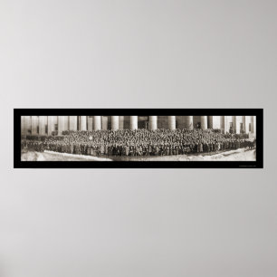 Poster Photo 1913 de ligue d'Anti-Salle de Columbus, OH