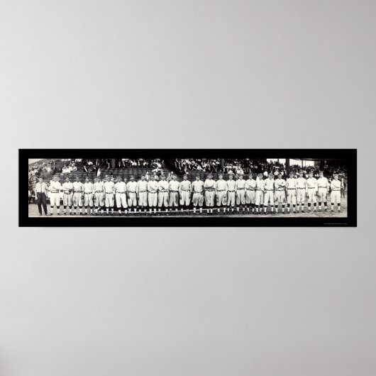 Poster Photo 1913 des sénateurs de Washington (Devant)