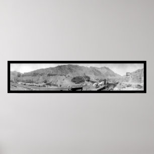 Poster Photo 1913 d'exploitation de l'Utah de porte de