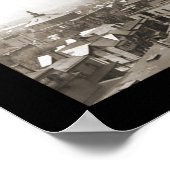 Poster Photo 1913 du canton OH (Coin)