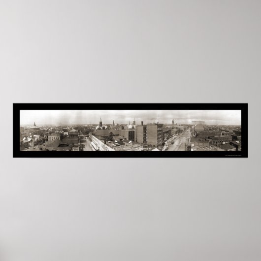 Poster Photo 1913 du canton OH (Devant)