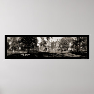 Poster Photo 1914 de l'université Drake