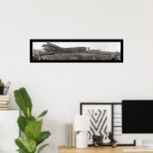 Poster Photo 1915 de l'Université de Pittsburgh (Bureau à domicile)